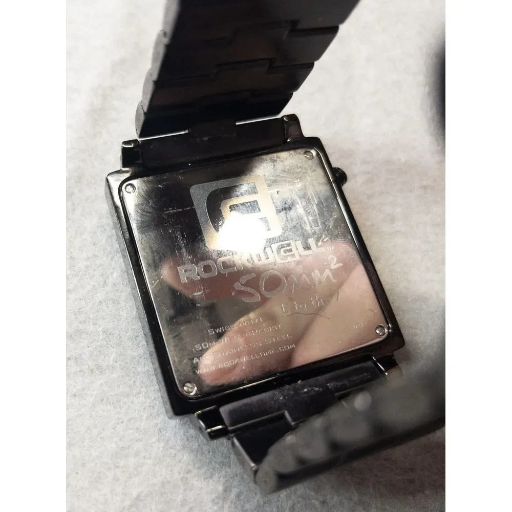 Rockwell‎ 50mm2 Swiss Movement Wrist Watch Metallic Blue Dial